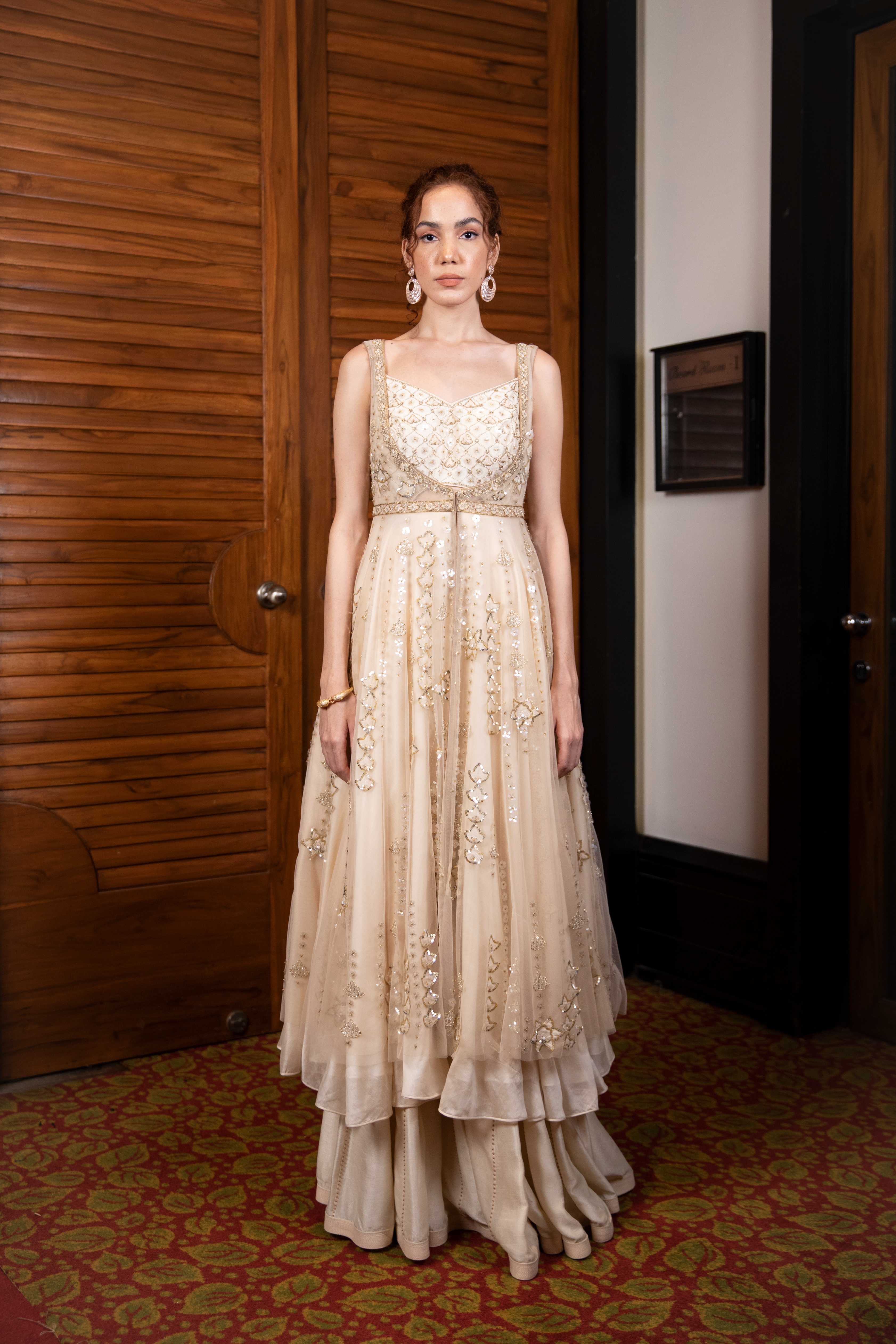 Tulle Jacket with Under-dress & Skirt Set