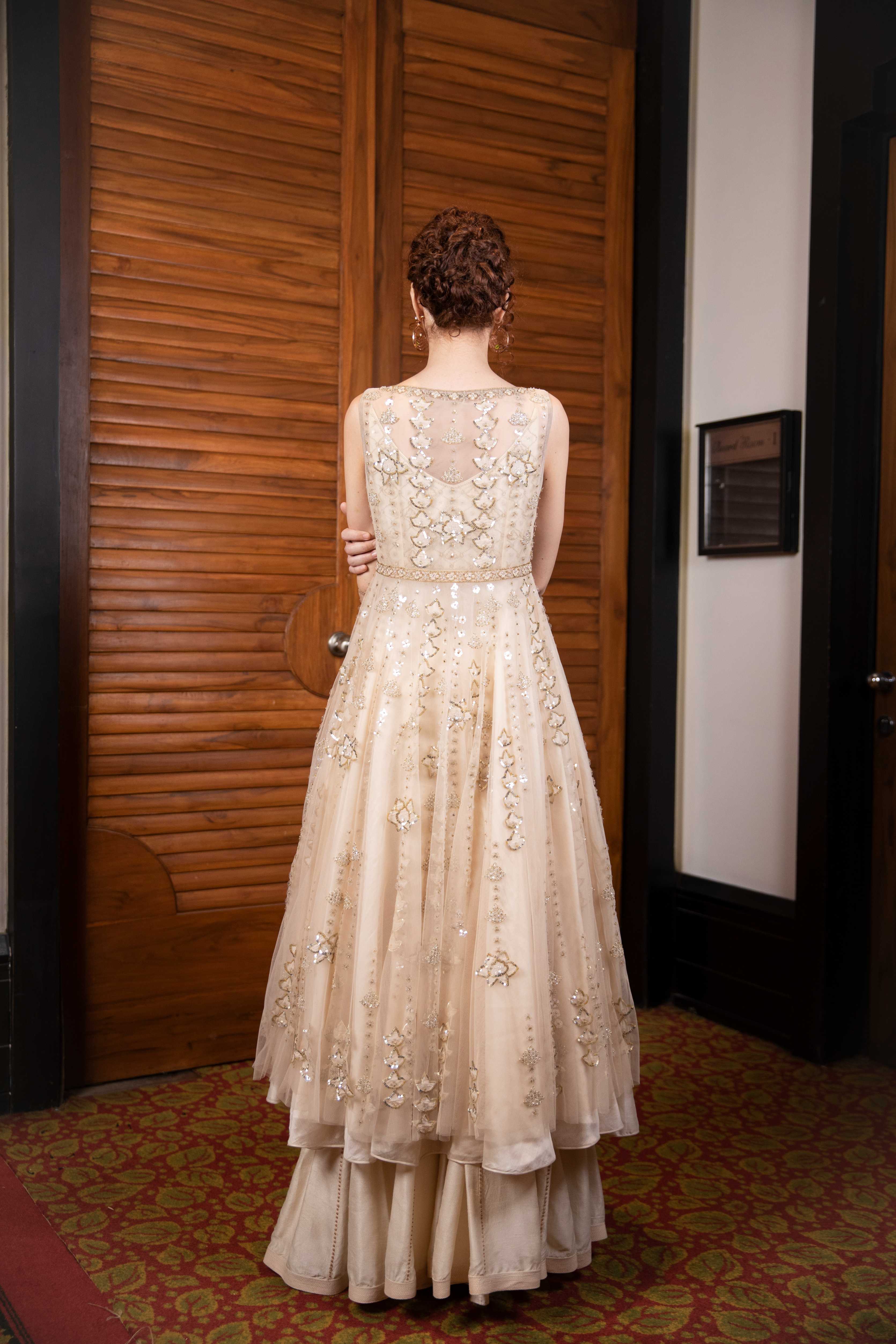 Tulle Jacket with Under-dress & Skirt Set