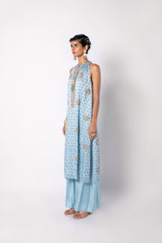 Dusk Linen Kurta with Pants Set